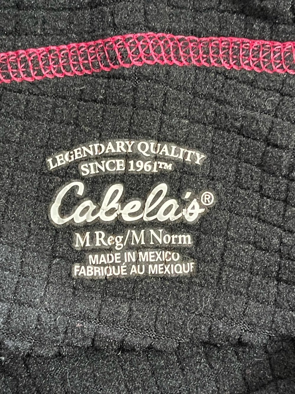 Cabela's women’s Thermal base layer Pink and black medium two piece long sleeve - Picture 6 of 11